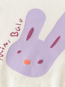 mini bala Toddler Shorts & Tee Set – Quick-Dry Anti-Bacterial Fabric – Unisex Summer Outfit - Milky White - View 7