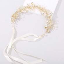 1 Peça Vintage Tiara Feita à Mão com Cristais Cintilantes de Cristal Reno e Liga de Zinco, Tiara de Casamento para Dama de Honra e Noiva, Adequada para Casamento, Festa, Banquete, Decoração de Aniversário