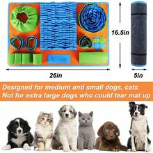 Vivifying Snuffle Dogs, Interactive Dog Puzzle Toy Boredom And Mental Stimulation, Enrichment Feeding Game Sniff Helps Slow Eating And Keep Busy - 黃色 紫色 綠色 - 查看 9