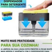 Dispenser Para Detergente 2 Em 1 Pratico E Fácil Utilização