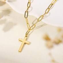 Collar cruzado minimalista y versátil de moda para mujeres