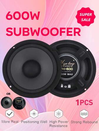 1 ST Auto Tuning Audio Luidspreker Hoorn 4/5/6 Inch 600W 2-weg Full Range Frequentie Auto Audio Luidspreker Zware Mid-Bass Ultradunne Aangepaste Luidspreker