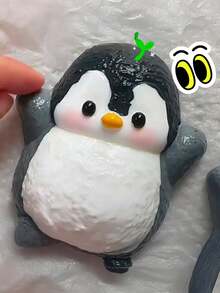 1 件可爱的减压挤压企鹅：便携式挤压玩具，非常适合放在办公桌上和旅途中，放松 Tabas Squishy，小礼物非常适合派对礼物、礼品袋填充物、课堂奖品、圣诞礼物、生日礼物，使其成为理想的节日礼物。 - 彩色 - 查看 2