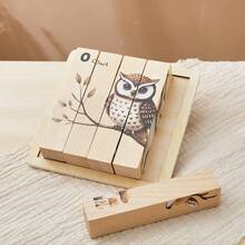 Wooden Multi-Animal Puzzle For Kids - Children's Educational Toy, 3D Jigsaw Puzzle That Can Transform Into Various Animals, Develops Cognitive Skills, Birthday/Holiday Gift - Multicolor - View 2