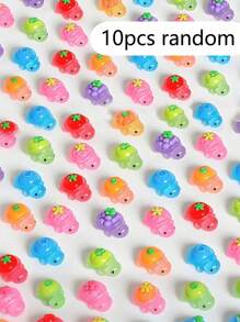 100/50/20/10/1pc Mini Night Glow Turtles, Tiny Fruit Shape Turtles, Mini Resin Animals Figures, Tiny Sea Turtle, Marine Animals Miniature Turtles, Miniature Things Figurines To Hide For DIY Fairy Garden Decoration, Dollhouse Micro Landscapin, Tiny Aquarium Dollhouse Decor, Ocean Style Party Ornaments