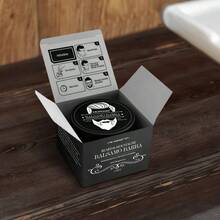 MOPOYAT Bálsamo para Barba - ¡Realza el encanto de tu barba! Nutre y fortalece tu barba - Limpieza profunda - Regalo perfecto para el Día del Padre - Sin alcohol - Negro - Ver 10