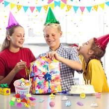 KINGYAO Squishies Squishy Toy 24pcs Party Favors Kids Mochi Squishy Toy Moji Kids Kawaii Squishies Mochi Stress Reliever Anxiety Toys Easter Basket Stuffers Fillers With Storage Box - 24 chiếc - Xem 4