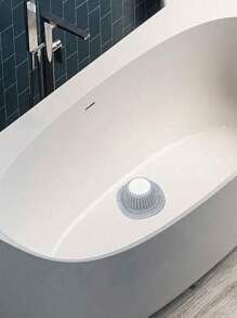 Universal Silicone Drain Hair Catcher - Flexible Bathroom Sink Cover For Pop-Up & Standard Drains, Leak-Proof Design Back To School