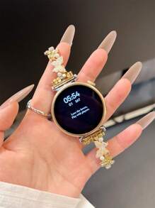 Cinturino orologio a farfalla, compatibile con Galaxy Watch 7/6/5/4 40mm 44mm 47mm 46mm 41mm, Galaxy Watch 5 Pro 45mm, Galaxy Active 2, Galaxy The Watch 3, misure 18/20/22mm, adatto per HW Watch 5/4/3/2/1 e GT5/4/3/2