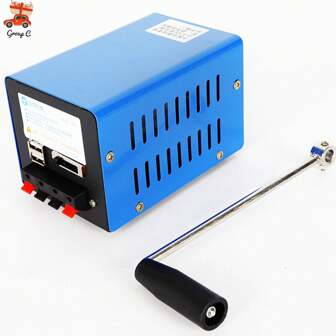 20W High Power Hand Crank Manual Crank Charger Generator Multifunction