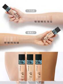 Maybelline 美宝莲S Fit Me防晒霜 SPF 107 30毫升，适合干性肌肤 - #107 Warm ivory - 查看 5
