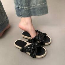 Women Athletic & Outdoor Sandals & Slides - 交叉黑色 - 查看 2