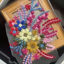 20/10/5/2pcs Vivid Multicolor 3D Floral Embroidered Patches - DIY For Clothing, Bags, Shoes, Weddings, Jeans Etc. - Sewing Style, Wedding Embroidery | Vibrant Embroidery | Fine Stitching, Embroidery Supplies