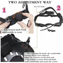 Local Shipping-Mask Dual Mode Wearing Design Adjustable Strap Tactical Mask Protective Full Face Clear Goggle Skull