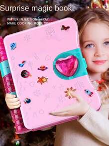 Libro mágico de juguete para niños, cofre del tesoro de desenvoltura sorpresa, diario libro regalo de cumpleaños para niñas
