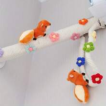 10/20/50 PZ fiori a uncinetto misti a colori, fiori in lana fatti a mano colorati come accessori da cucire, piccoli fiori gonfi per bricolage, rifiniture per specchi, fasce per capelli, cappelli e accessori per abbigliamento, accessori per feste, forniture per uncinetto