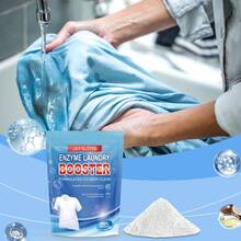 Quitamanchas para ropa: desengrasante suave, eliminación de manchas y olores para uso doméstico, detergente para lavado a máquina/a mano, polvo de lavandería esencial para el hogar, modelo aleatorio antiguo/nuevo enviado - Multicolor - Ver 2