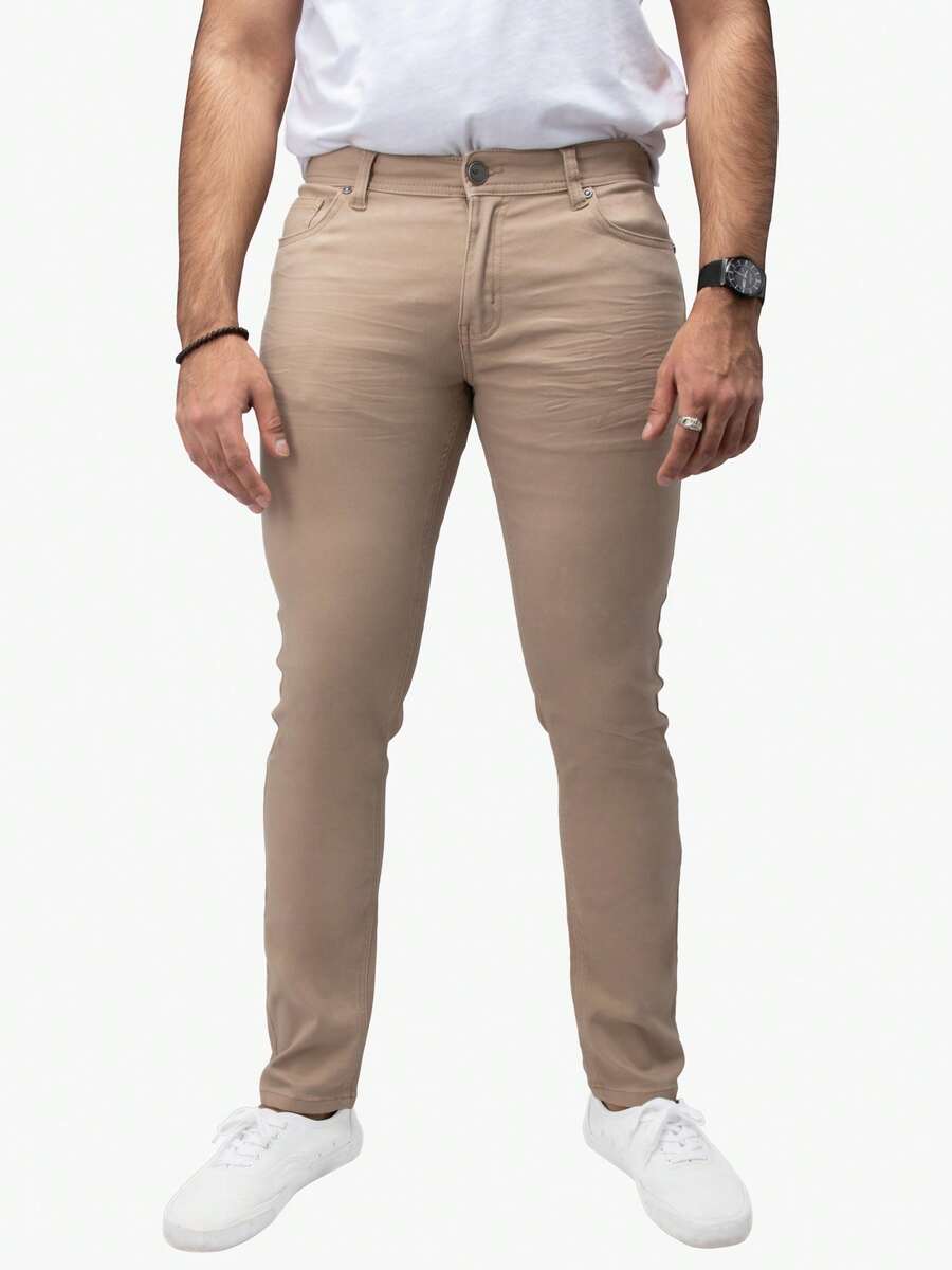 Men's Stretch Commuter Pants - Stone - View 1