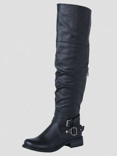 GLOBALWIN Women's Over The Knee Thigh High Boots Fall Boots Halloween Season