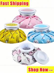 Reusable Ice Pack Cold And Hot Use,Cute Pattern Hot Water Bag , Cold PacksTired Eyes,Easy To Carry ,Small&Easy To Store, Reusable Ice Bags Hot Water Bag For Daily Use To Relieve Fatigue Home Essentials