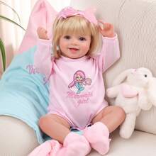 BABESIDE Reborn Baby Dolls Girl - 20 Inch Cute Blond Realistic-Newborn Baby Doll, Lifelike Poseable Reborn Doll With Accessories And Box For Kids Age 3+ Bebe Reborn Realistic Babies,Baby Alive,Reborn Baby ,Kids Toy,Realistic,Lifelike Baby Dolls,Toys ,Doll Toys  Christmas Decoration Christmas Gift