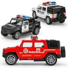 1 Zinc Alloy Off-Road Vehicle Model, 1:36 Scale, Retractable Sports-Themed Toy, A Durable Collectible Car Display Gift For Boys And Children, Available In White, Red, And Black (Some Styles Will Be Randomly Dispatched) - Multicolor - View 17