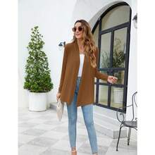 Newchoice Womens Casual Lightweight Long Sleeve Cardigan Soft Drape Open Front Fall Dusters (S-3XL) - Unta - View 8