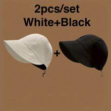 Women's Drawstring Waffle Pattern Baseball Cap, Fashionable Sun Protection Beach Travel Sun Hat, Suitable For Spring & Summer