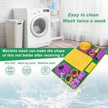 Vivifying Snuffle Dogs, Interactive Dog Puzzle Toy Boredom And Mental Stimulation, Enrichment Feeding Game Sniff Helps Slow Eating And Keep Busy - 黃色 紫色 綠色 - 查看 6