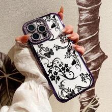 Funda para teléfono (1 unidad) con diseño de lazo y recortes precisos para proteger la cámara. Diseño resistente a golpes. Compatible con phone X, XS, 11 Pro Max, 12 Pro Max, 13 Pro Max, 14 Pro Max, 15 Pro Max, 16 Plus y 16 Pro Max. - Morado - Ver 3