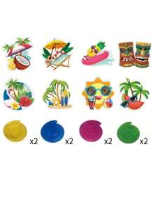 Set Of Summer Beach Party Decorations Spiral Hanging Banner Festive Party Decorations To Enhance Your Celebrations Vibrant Colorful Party Decorations Perfect For Beach Themed Events And Summer Parties