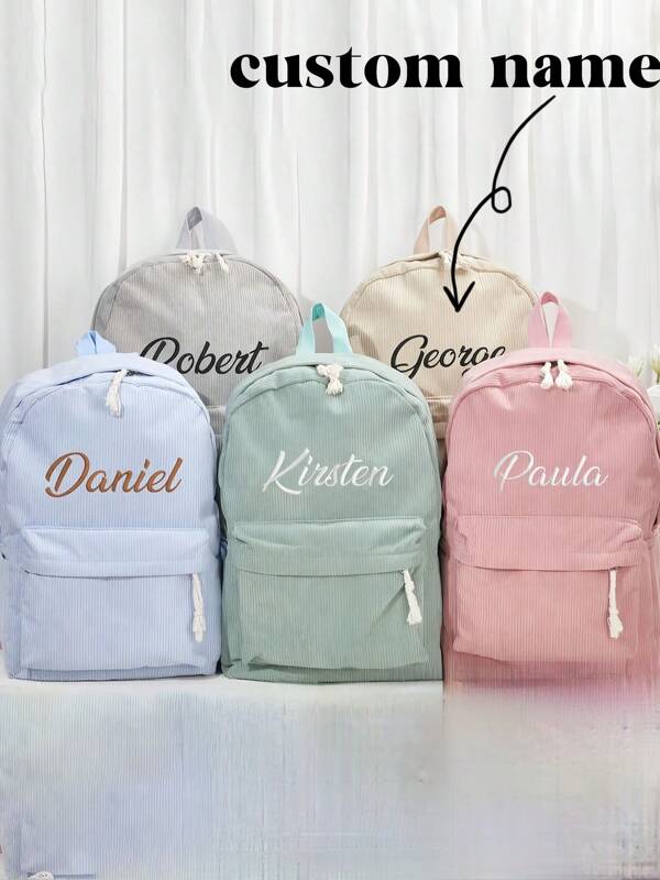 Personalized Children's Backpack, Embroidered Name Backpack, Customized Toddler Backpack, Back To School, Kids Backpack, Children Gift
