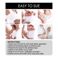 Cleaning Foot Patch (10pcs) Deep Cleaning Body Foot Care Moisture Repair Foot Patch - 10 cái - Xem 5