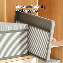 Large Capacity Foldable Clothing Storage Box, Multi-Purpose Organizer Bin For Wardrobe, Home Use - Multicolor - View 10