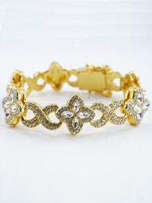 قلادة بسلسلة إسورة ذات أربعة أوراق شبه منحرفة وطراز أوربي أمريكي، موضة أنيقة وعصرية للرجال والنساء