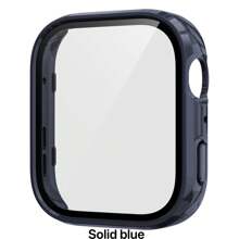 1pc New Protective Case Compatible With Huawei Watch Fit4, PC+Tempered Glass Screen Protector