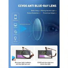 5pcs Glasses,Unisex Square Plastic Computer/Gaming/TV/Mobile Phone Glasses, Reduce Eye Fatigue, Light Glasses, Glasses For Women Men, Anti Eyestrain