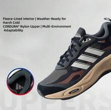 Adidas 男士CLIMAWARM運動休閒訓練跑步鞋 - 黑色 - 查看 9