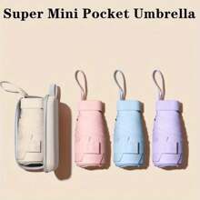 Mini Sun Umbrella Travel Umbrella Card Bag Umbrella Lightweight And Portable