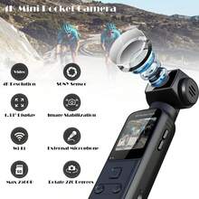 KLACK Sports & Action Video Camera - 黑色 - 查看 2