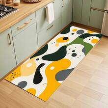 1/2 szt. Nowoczesny asymetryczny wzór tekstury dywanik kuchenny, odpowiedni do wewnątrz/na zewnątrz, chłonny i odporny na plamy, do stosowania w sypialni, łazience, kuchni, wejściu - zmywalny wystrój domu
