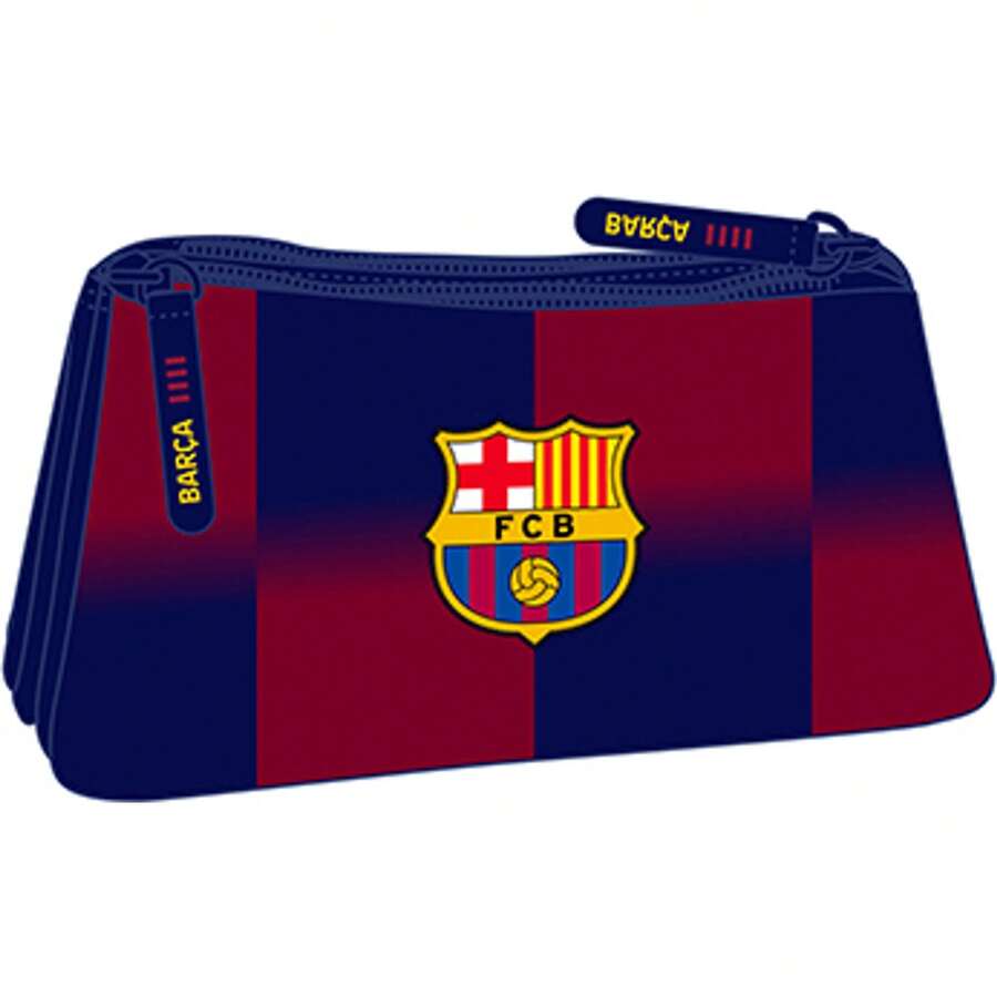 FC Barcelona F.C. Barcelona 1:a Utrustning Små och Lätta Necessär 25/26 - Kosmetiktas med dragkedja, innermonterad och rymligt fack - Necessär med exklusiv och originell design - Liten dubbel necessär - Visa 1