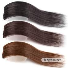 合成发垫隐形无缝接发夹增加头发顶部侧盖假发片