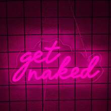 Let's /Adults Only/It's A Vibe/Live Nudes Neon Sign,Vibrant Lady Neon Sign For Wall Decor Letter LED Lights, For Bedroom, Dormitory, Bar, Man Cave, Birthday, Wedding, Parties, Home Decor, Girls Room, USB Power Supply Can Be Reused, Comes With Accessories, Easy To Install.