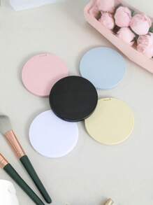 Set de 3 espejos compactos y plegables, con tapa de doble cara tipo plegable, espejo de maquillaje redondo DIY, adecuado para dormitorios escolares, suministros de regreso a la escuela, decoración escolar, sorpresas escolares, decoración de dormitorios