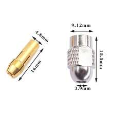 2Set (11pcs/Set) Brass Drill Chuck Collet Bit For  Rotary Tools Adapter 0.5mm-3.2mm - Gold - View 6