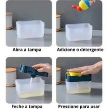 Dispenser Para Detergente 2 Em 1 Pratico E Fácil Utilização