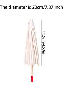 1Pc White Paper Umbrella Wedding Party Decoration, Wedding Table Centerpieces, Wedding Bridal Props, Vase Flower Arrangement Accessories, Photography Props, DIY Painting Supplies