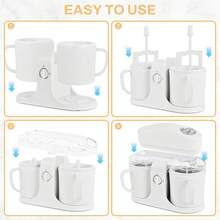 Pukomc Home Ice Cream Maker 10T - The Ultimate Tool For Homemade Desserts, Smoothies And Frozen Yogurt | Removable Design For Easy Cleaning | Perfect For Home Kitchens, Summer Parties And Beginners! - 美規A型插(110-127V) - 查看 4