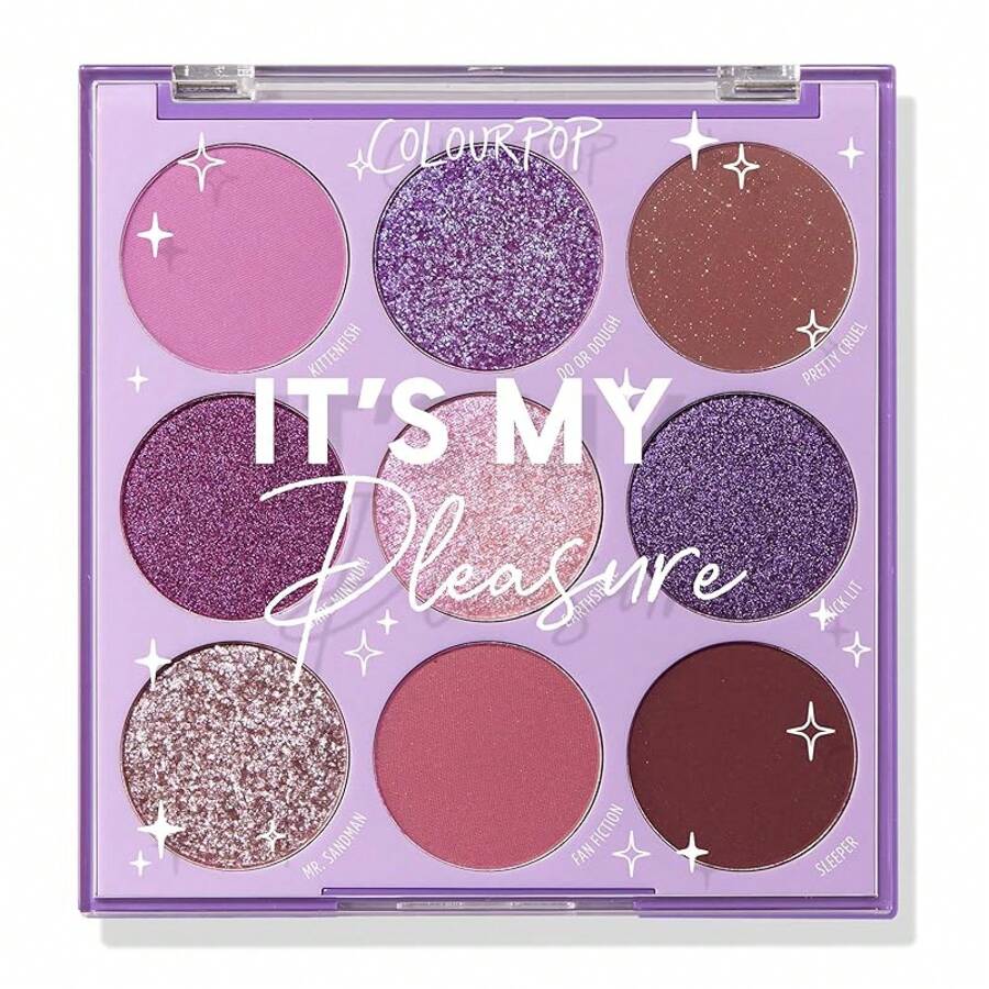 ColourPop Wine & Only Eyeshadow Palette - Deep Red & Burgundy Eye Makeup Palette With Matte, Metallic And Matte Sparkle Finishes - High-Pigment Eye Makeup With A Long-Wearing Formula (0.3 Oz)